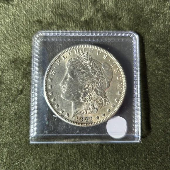 1898 Morgan Silver Dollar $1 – Better Condition - Picture 3 of 3